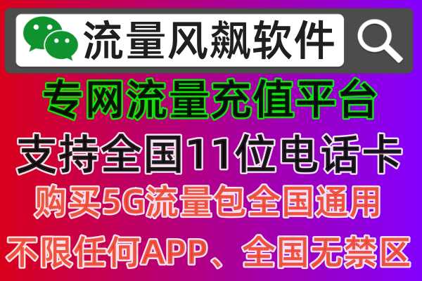 专网流量怎么充值使用，先登录流量风飙软件